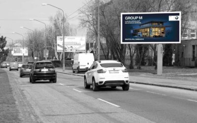 Cityboard Backlight 6x3, Bratislava, Rožňavská ulica